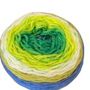 Lion Brand Yarn Cupcake Pot Of Gold #201 5.3 oz 590yd Acrylic‎ Colorful NEW